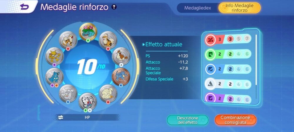 Pokémon UNITE, guida alle Medaglie Rinforzo
