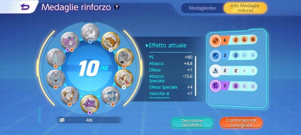 Pokémon UNITE, guida alle Medaglie Rinforzo