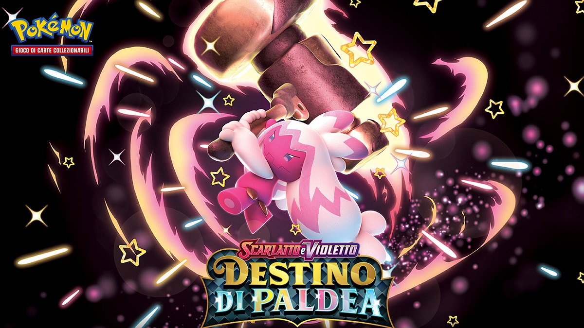 Pokémon Collezione Destino Di Paldea: Carta Promo Olografica Greavard, Adesivo E 3 Buste - Italiano
